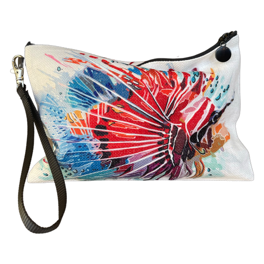 Linen Pouch Lion Fish-1