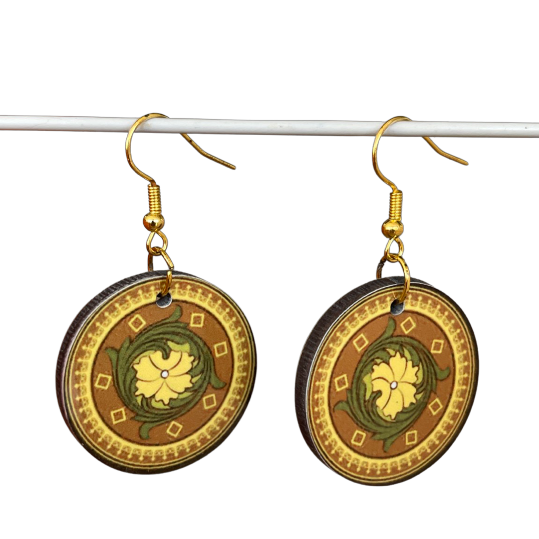 Handmade wooden Earrings